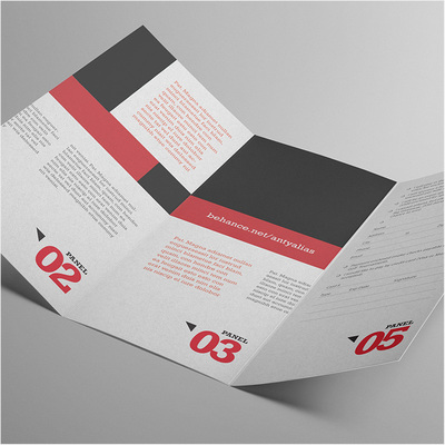 单张折页设计印刷制作（A4）